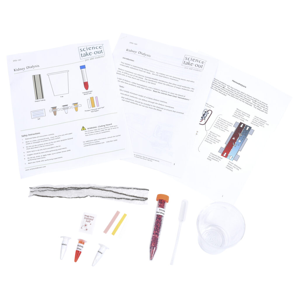 Kidney Dialysis Science TakeOut HandsOn Learning Kits
