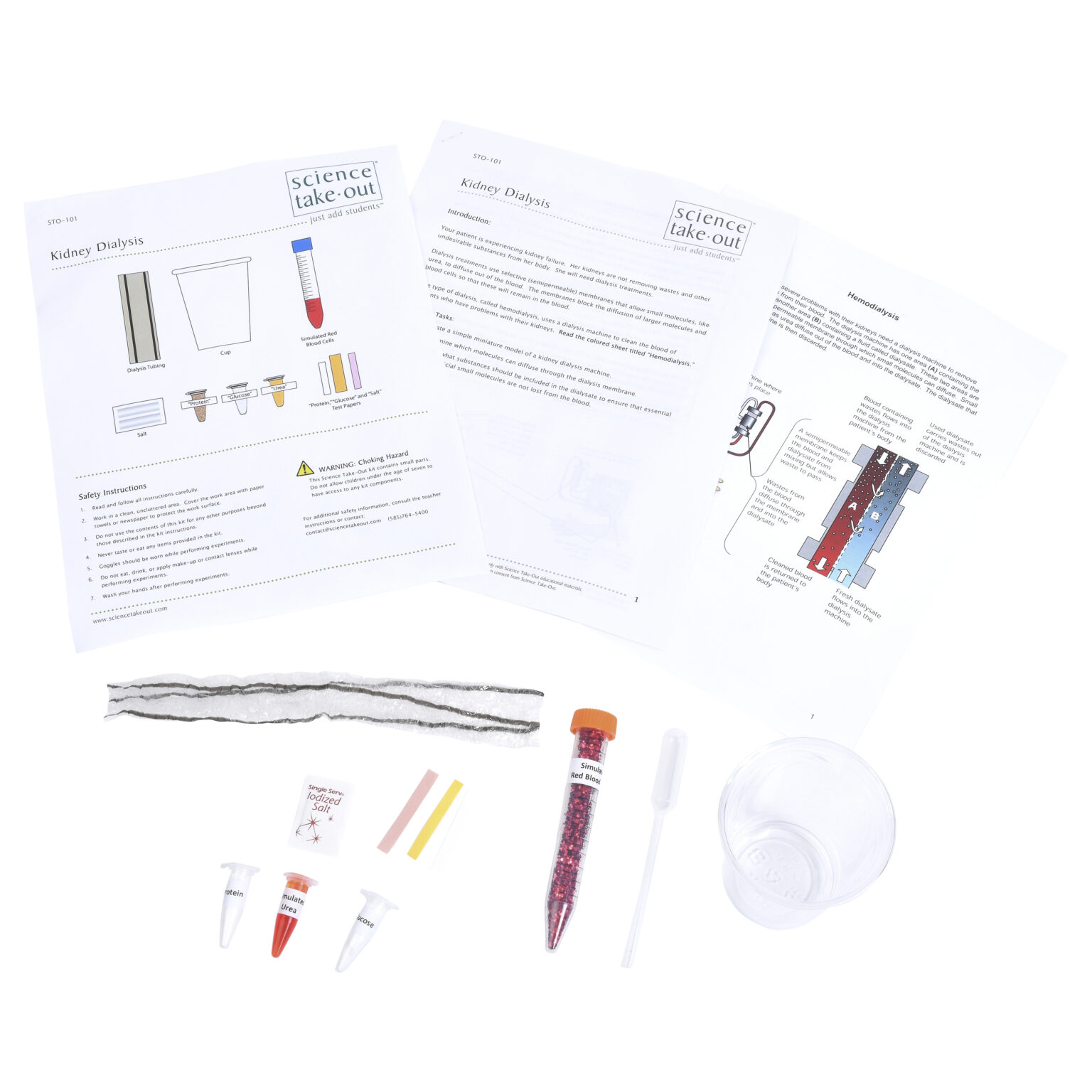 Kidney Dialysis Science TakeOut HandsOn Learning Kits