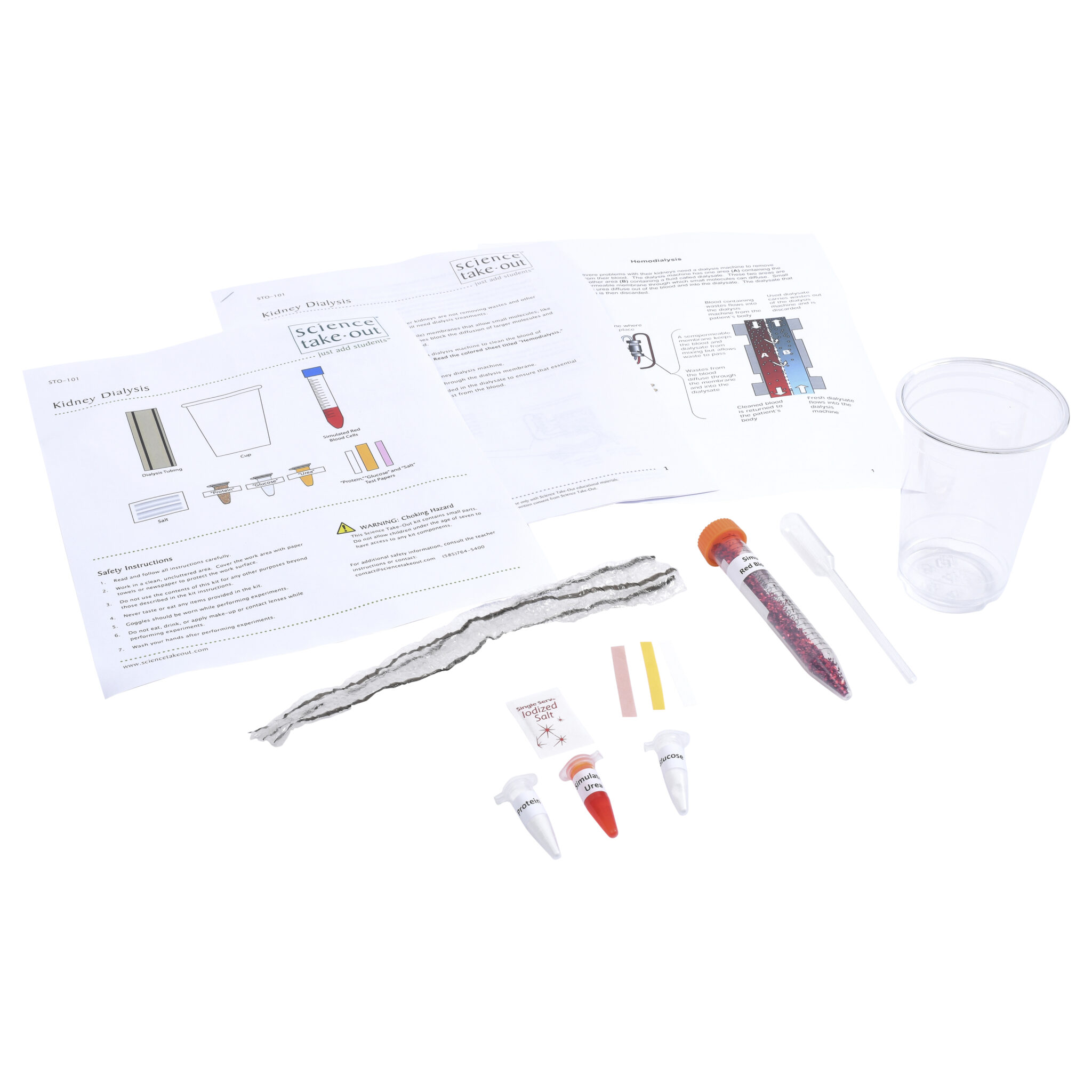 Kidney Dialysis Science TakeOut HandsOn Learning Kits