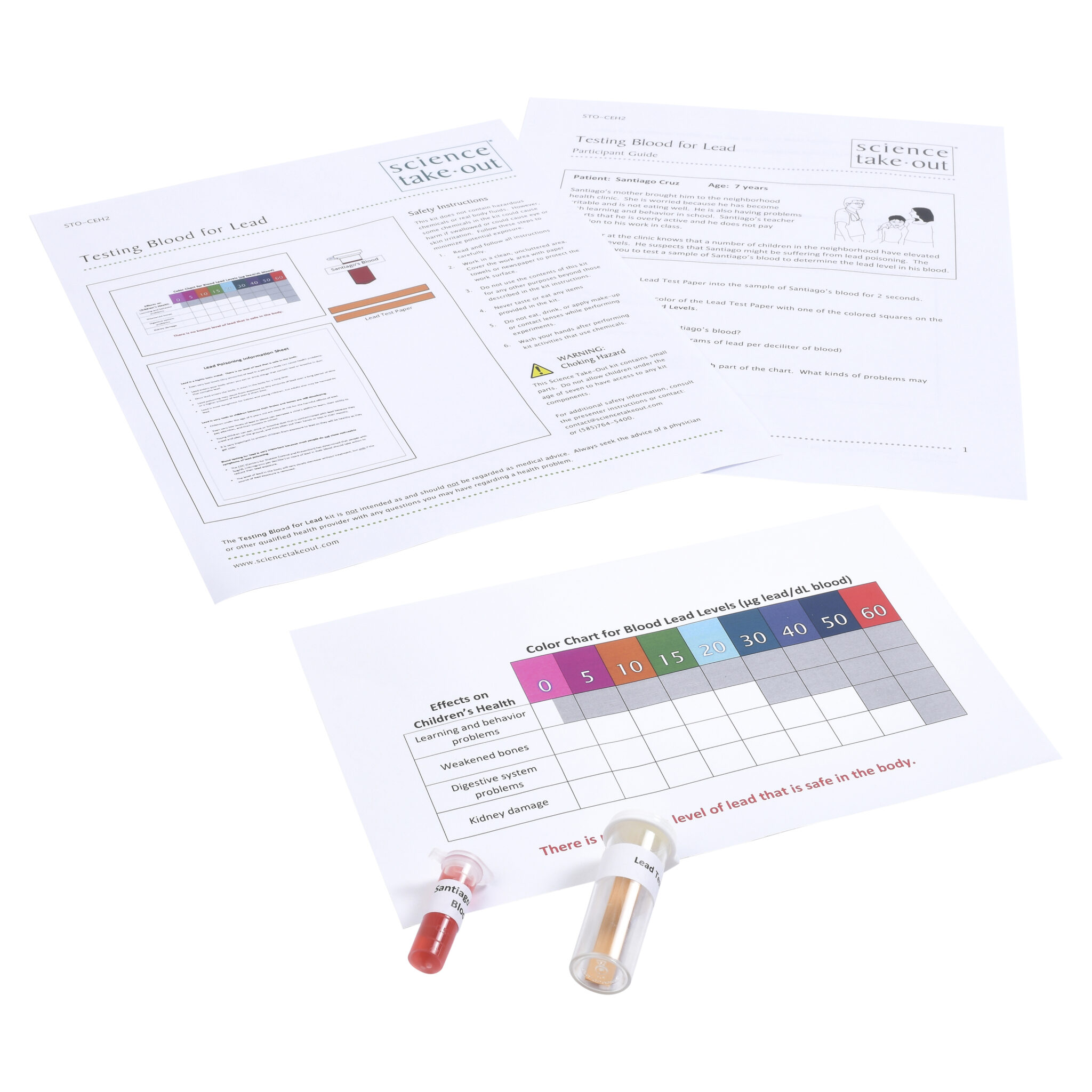 Testing Blood for Lead Environmental Health Kit) STO